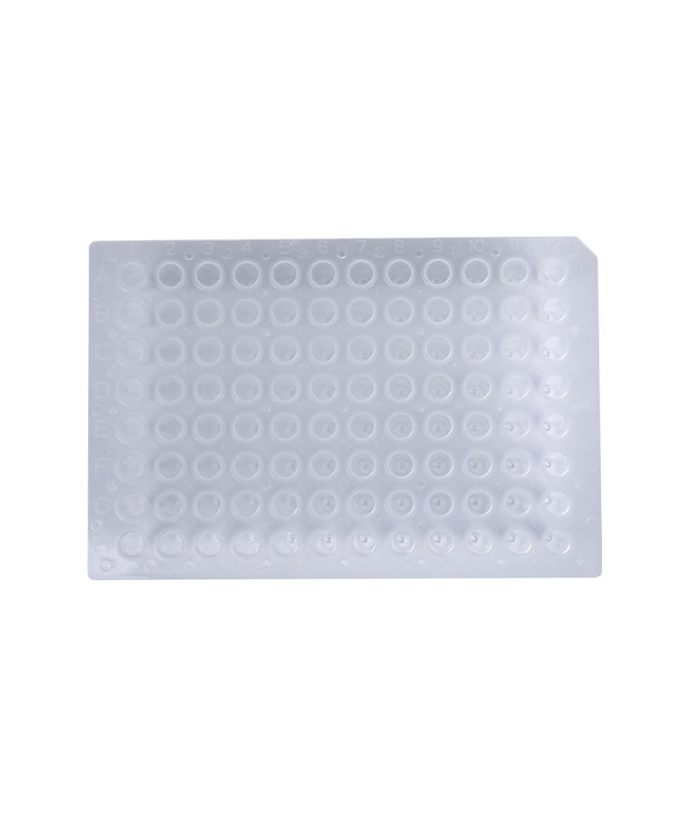 PCR20-C-96-NS 0.2 مل صفيحة 96 بئر بدون تنورة PCR
